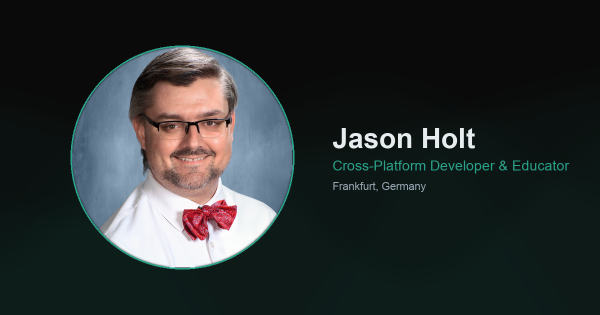 Jason Holt | Product-Engineering Generalist — Frankfurt, Germany